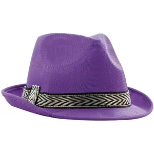 BORSALINO POLYESTER VIOLET pas cher