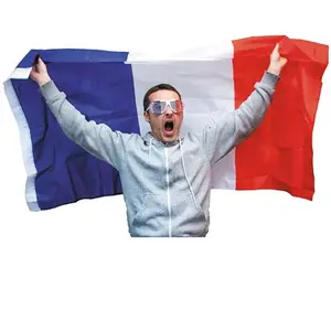 RueDeLaFete Drapeau France tricolore 90x140 cm pas cher
