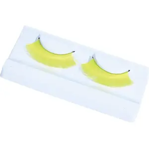 RueDeLaFete Faux cils néon jaune pas cher