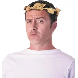 RueDeLaFete Couronne de laurier dorée pas cher
