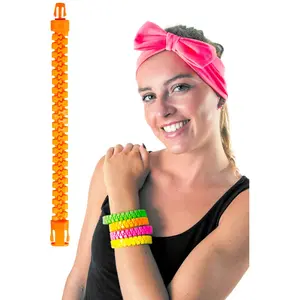 Bracelet Zip Orange FluoVendu parruedelafete