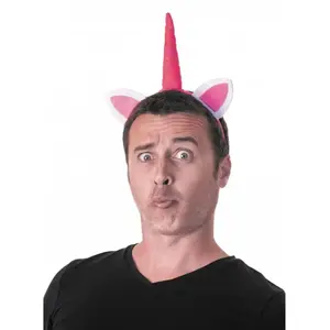 Comparateur de prix : Serre-tête licorne rose