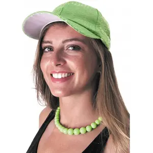 Comparateur de prix : RueDeLaFete Collier de perles néon vert