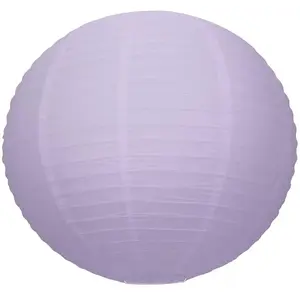 JOUR DE FETE Lanterne Japonaise en Papier Lavande - 50 cm pas cher