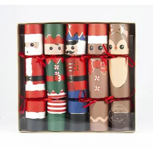 Comparateur de prix : Crackers de Noël doux - 5 surprises de table - Blanc