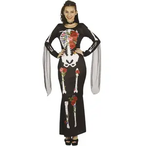 Déguisement squelette de la mort femme adulte FETE-87293402