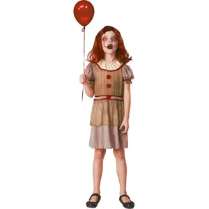 Déguisement de clown fille terrifiante 4/6 ans