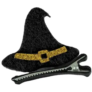 Non communiqué barrette à cheveux chapeau de sorcière feutrine - partypro 333257