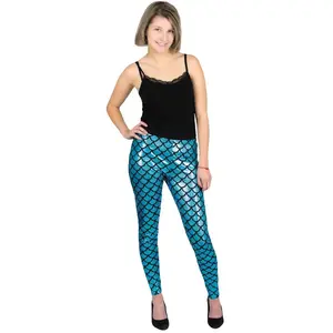 RueDeLaFete Legging sirène irisé pas cher