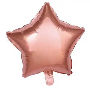 RueDeLaFete Ballon mylar Etoile 40 cm Rose Gold pas cher