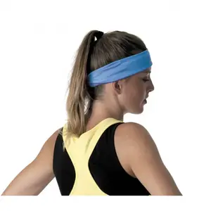 RueDeLaFete Bandeau pour cheveux 80's bleu pas cher