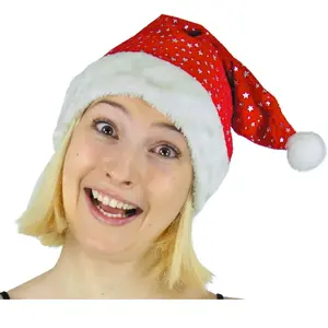 Comparateur de prix : Bonnet de Noël étoiles scintillantes