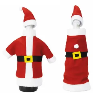 Comparateur de prix : Set de 2 costumes de Père Noël pour Bouteille