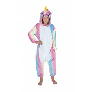 Déguisement Kigurumi licorne arc-en-ciel 11/14 ans
