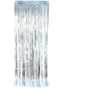 RueDeLaFete Rideau métallique Bleu clair 92 x 245 cm pas cher