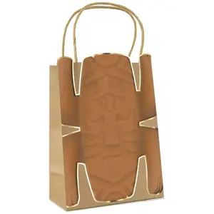 PARTYPRO Party Pro 913KLSA, Lot de 4 Sacs en Papier Totem aventurier 15x28 cm pas cher