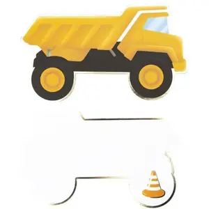 Tim&Puce lot de 8 invitations camion pour anniversaire pas cher