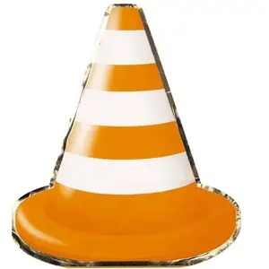 RueDeLaFete Lot de 16 serviettes Chantier pas cher