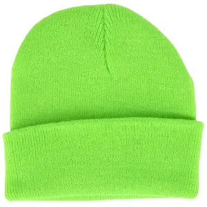 RueDeLaFete Bonnet Vert fluo pas cher