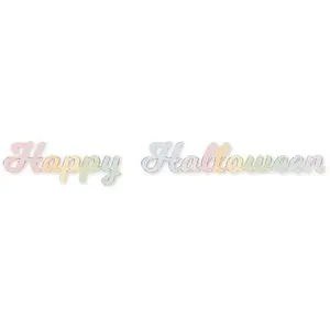 Comparateur de prix : Guirlande Lettres Happy Halloween 3m Pastel