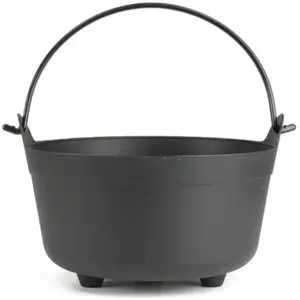 RueDeLaFete Chaudron Halloween 22,5cm noir pas cher