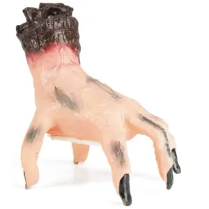 Comparateur de prix : Main zombie marchant animée 20cm