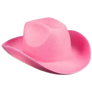 RueDeLaFete Chapeau Cowboy Rose pas cher