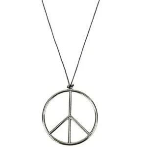 Collier pendentif Hippie argent