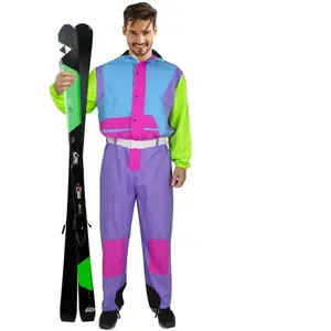RueDeLaFete Déguisement Combi de Ski 80's, adulte pas cher