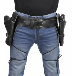 RueDeLaFete Double holster adulte luxe noir pas cher