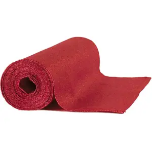 Party Pro 908322, Chemin de table pailleté Rouge 30 cm x 3 mètres pas cher
