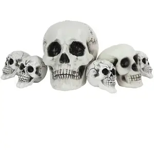 Party Pro 902075, Filet de 6 têtes de mort 8 à 18 cm pas cher