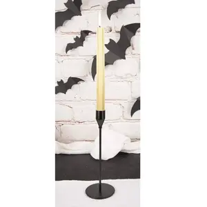 RueDeLaFete Bougeoir Noir design 28 cm pas cher