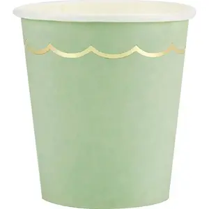 Comparateur de prix : Party Pro 913VSG, Sachet de 8 Gobelets, vert sauge et or