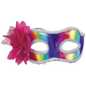 Loup holographique à fleur, Multicolore