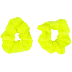 RueDeLaFete Lot de 2 Chouchous Jaune fluo pas cher