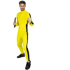 Déguisement Kung-Fu jaune adulte taille L