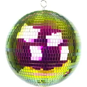 RueDeLaFete Grande Boule à facettes 30cm à suspendre, Irisée pas cher