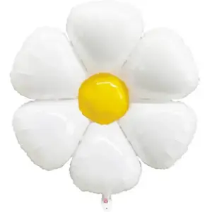 RueDeLaFete Ballon mylar Marguerite 60 cm pas cher