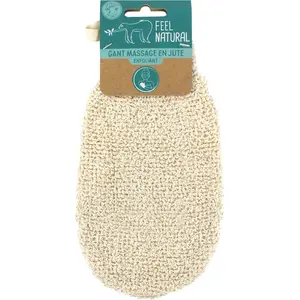 Gant exfoliant en jute - Feel Natural pas cher