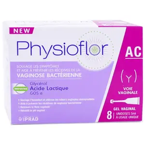 Comparateur de prix : IPRAD Physioflor gel acidifiant - voie vaginale 8 unidoses de 5ml