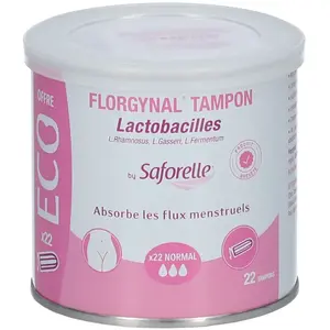 Comparateur de prix : SAFORELLE Florgynal tampons probiotique normaux boîte de 22