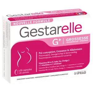 Comparateur de prix : Gestarelle G+ Grossesse 30 Capsules