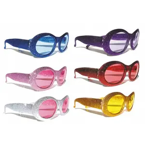 RueDeLaFete Lunettes paillettes Rose pas cher