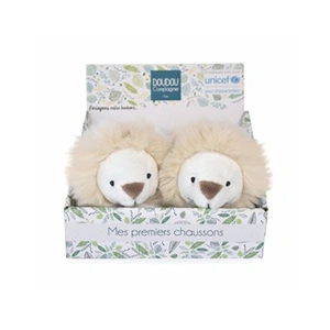 Jeu d'éveil Doudou et Compagnie Unicef Chaussons Lion