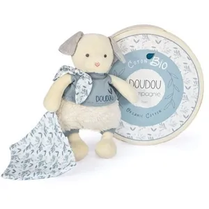 Comparateur de prix : Peluche Doudou et Compagnie Botanic Chien avec doudou Bleu