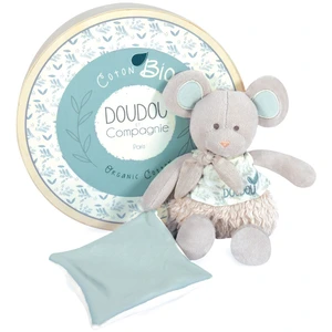 Pantin souris avec doudou Botanic VERT Doudou & Compagnie pas cher
