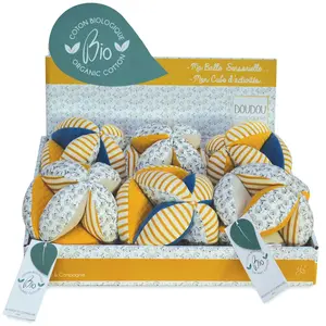 Doudou et Compagnie Balle de Prehension POLLEN ABEILLE BIO pas cher