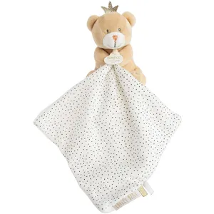 Comparateur de prix : Peluche Doudou et Compagnie Ours Petit Roi Pantin Avec Mouchoir Paris