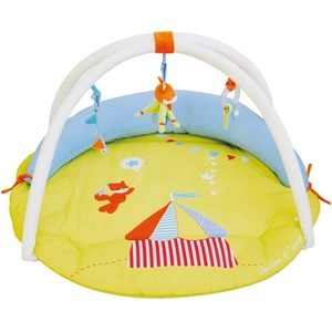 Doudou et Compagnie - Tapis d'Eveil Bébé - Cocon Renard - 90 cm - Jaune - DC3020Vendu paramazon